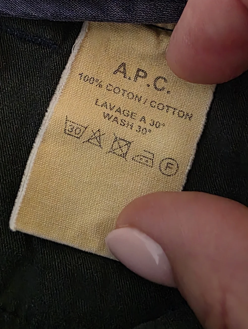 A.P.C Denim Jeans High Waisted 100% Cotton - Picture 5 of 6